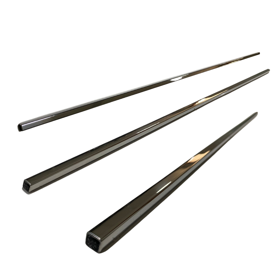 Listelo inox perfil p/ acabamentos decorativos 10x10x700mm Polido ...