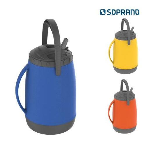 Garrafa Jarra Térmica Com Bico Atacama 2,5 Litros Soprano Agua Gelada Tereré Lazer Camping Viagens