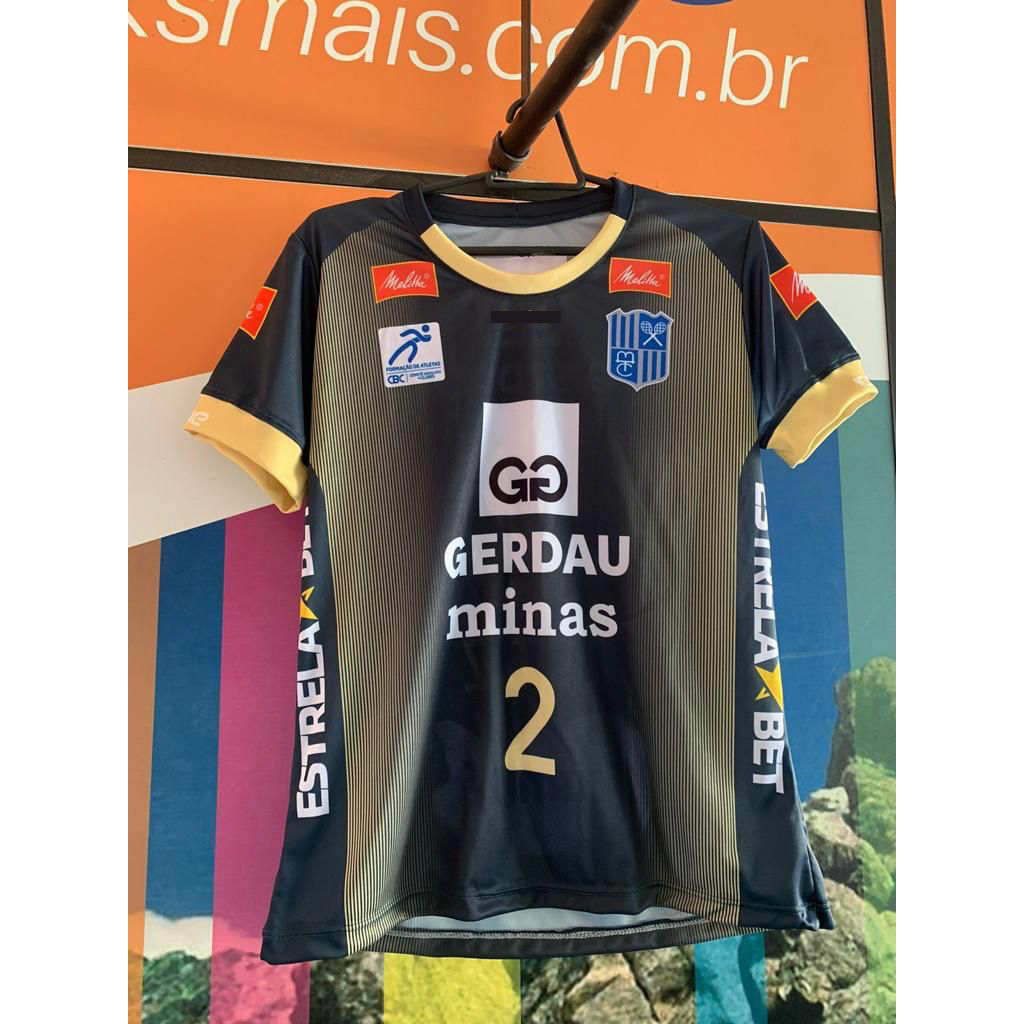 Camisa Nova Vôlei Minas Personalizada (nome e número)