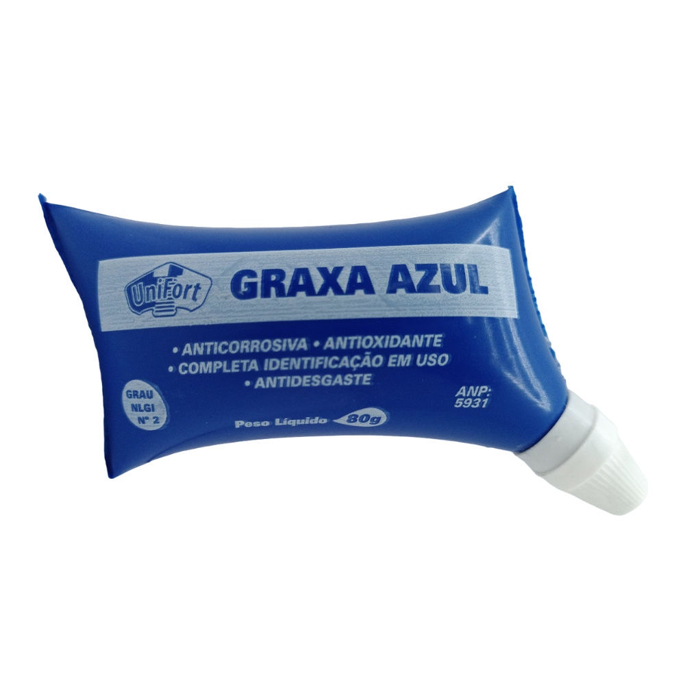 Kit 12 Graxa Azul com Base de Litío para Rolamento Engrenagem Válvula ...