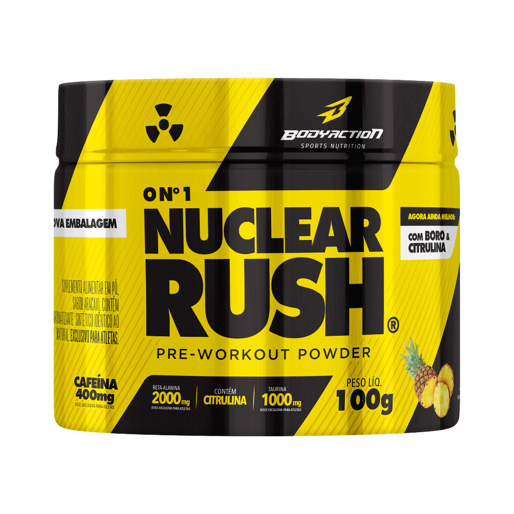 Pre Treino Nuclear Rush 100g - Bodyaction