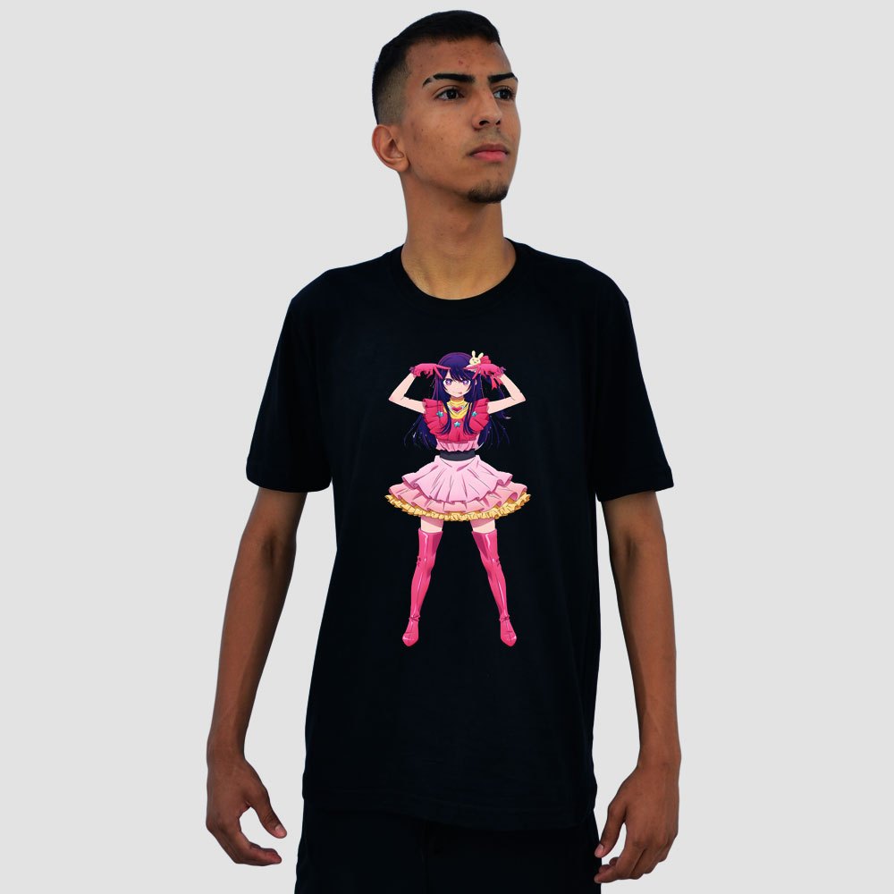 camiseta oshi no ko estampada anime desenho geek | Shopee Brasil