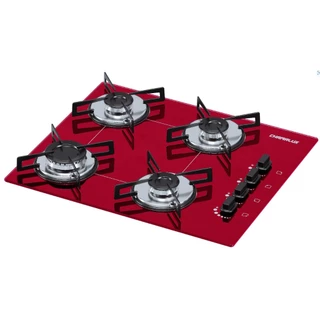 Fogão Cooktop Chamalux 4 Bocas Automático Inteligente Ultra Chama 077
