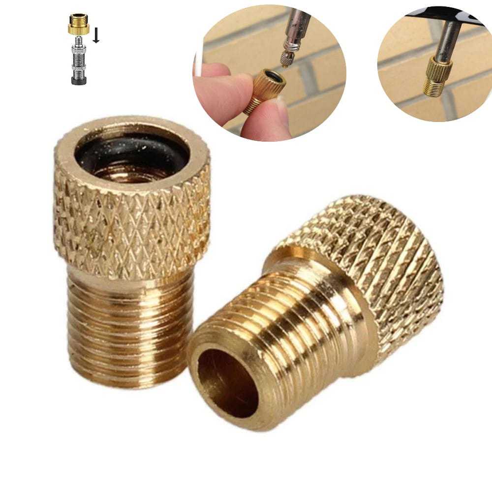 Adaptador Valvula Presta De Bico Fino Para Grosso Bike