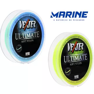 Linha De Pesca Vexter Ultimate Soft Monofilamento Marine Sports 300M - 0,33 / 0,37 e 0,40mm Nylon MS
