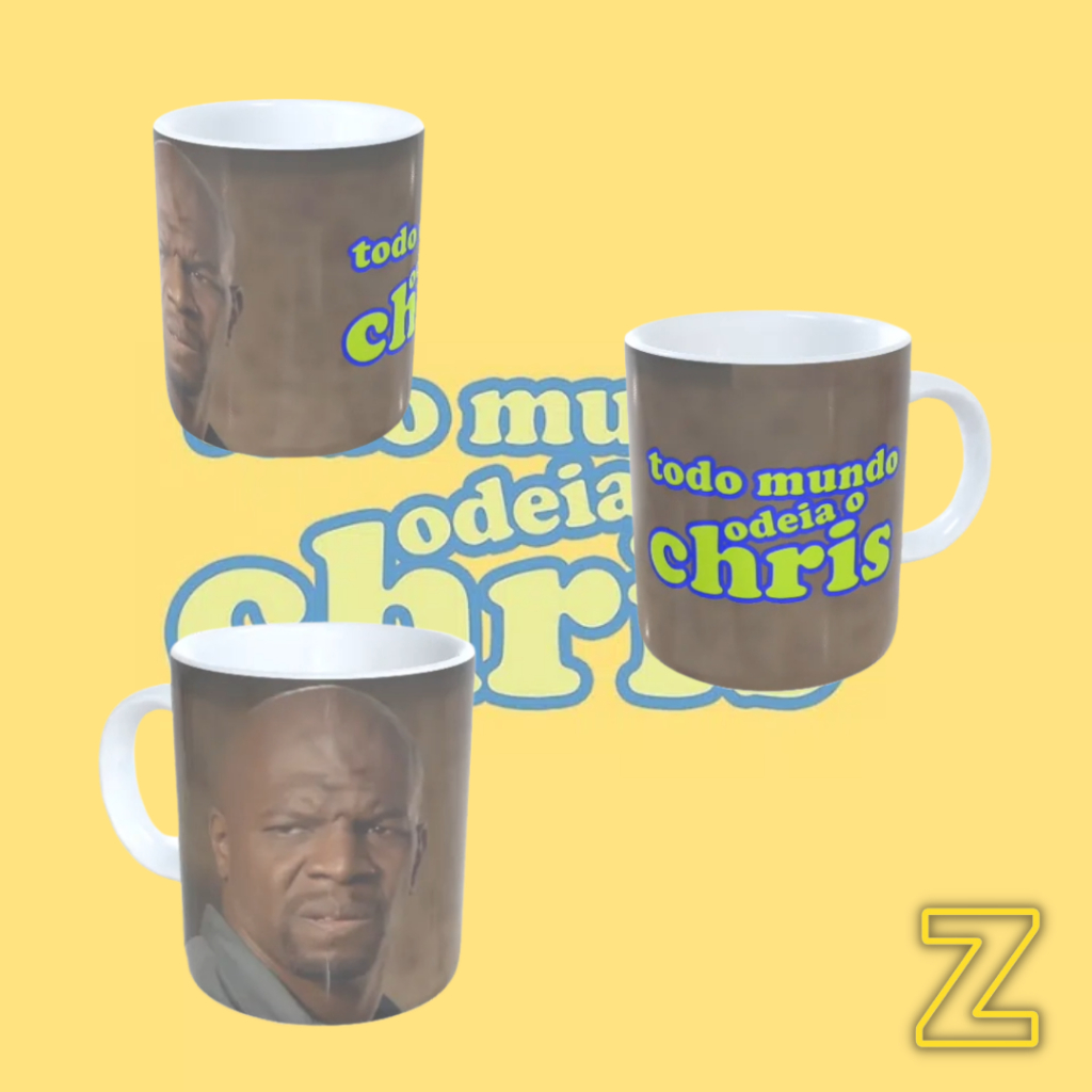 Caneca Personalizada de Porcelana Julius Todo Mundo Odeia o Chris Dia