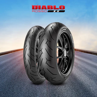 Par Pneu Moto Pirelli Diablo Rosso2 110/70-17+140/70-17 Kawa ninja 400 Yamaha R3 MT03 DOMINAR 400