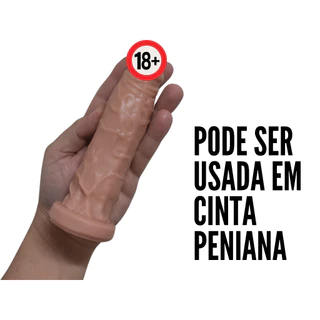 Pênis Prótese Em Silicone Macio Antialérgico 15,5cm