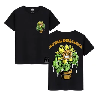 Camiseta Masculina Algodão Premium Casual Adulto, Infantil e Plus Size Natural Planta