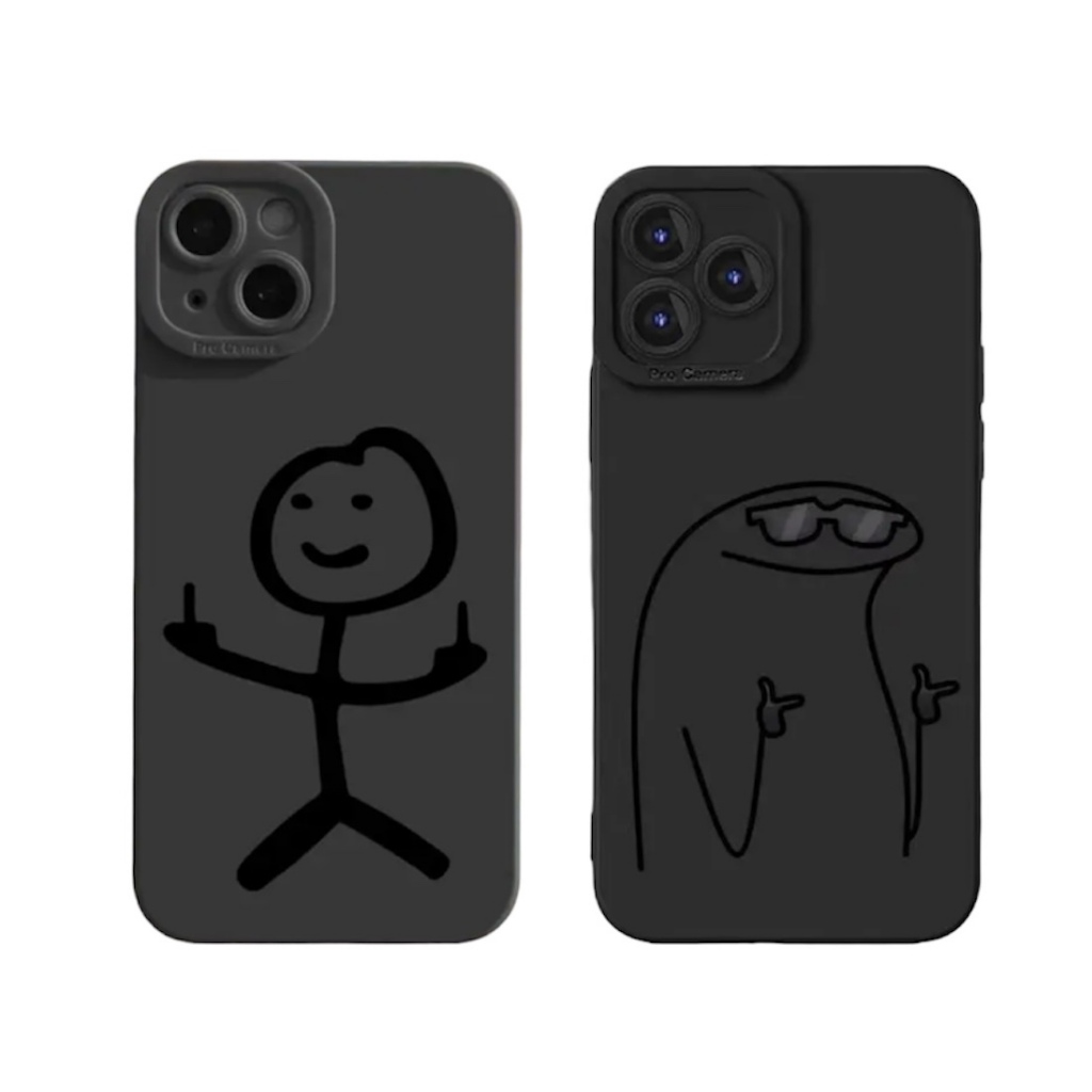 Capinha Personalizada Desenhos Capa Para iPhone 7 8 Plus Xs Xr 11 12 13 14 15 Pro Max Case Silicone Preta Básica Protege Camera