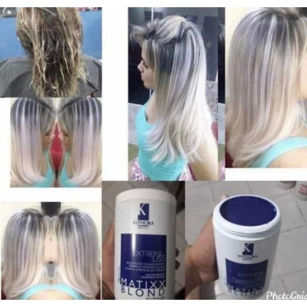 Botox Matizador para cabelos loiros alisa e trata sem desbotar as luzes ...