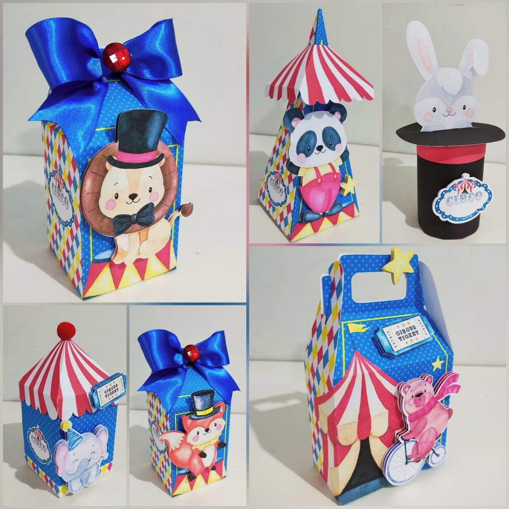 PERSONALIZADOS pegue e monte / Circo Aquarela Menino