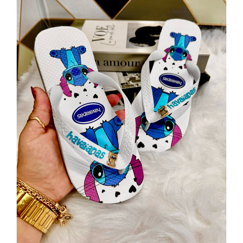 Chinelo Luxo Personalizado de Personagens com Pingente