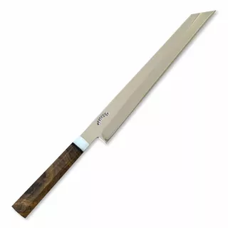 Faca Sushi E Sashimi Japonesa Artesanal Aço Inox 3mm 11 pol. Personalizada
