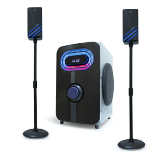 Home Theather 2.1 Para TV Bluetooth RGB Potente Subwoofer 1000W Com Controle 2 entradas P10 para Microfone Xtrad