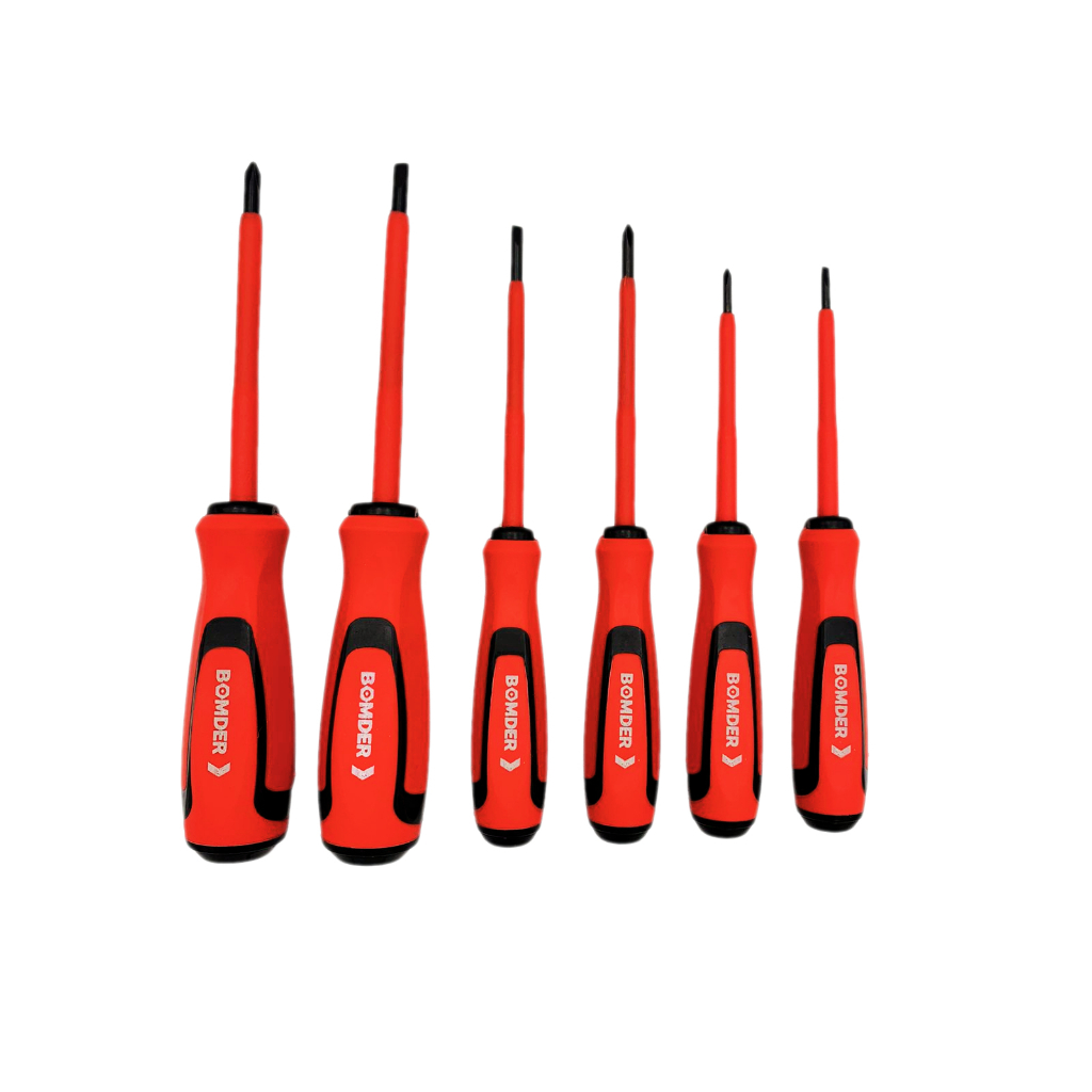 Kit Chaves De Fenda Philips Isolada Eletricista 6 Peças Imã