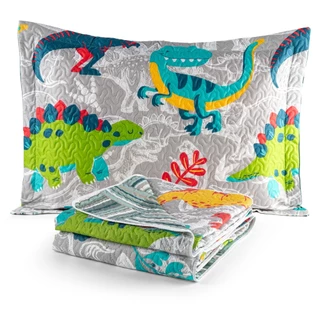 Kit Cobre Leito de Solteiro 2 Peças Dupla Face Infantil 170 Fios Bouti Estampado