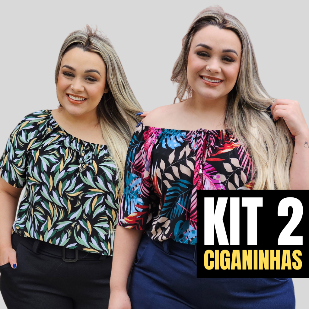 3RD FASHION Blusa Plus Size Feminina Manga Curta Babado Gola V Verão 3RD  SD096