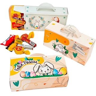 Caixas porta caixa de Bombom tema Páscoa ( 6 unidades). Lembrancinha e presente de Páscoa em Oferta na Shopee