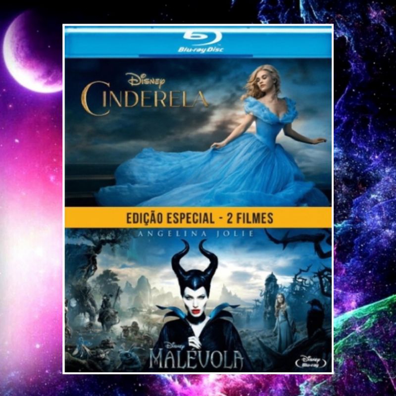 DVD - Cinderela 2015 + Malévola - 2 Discos