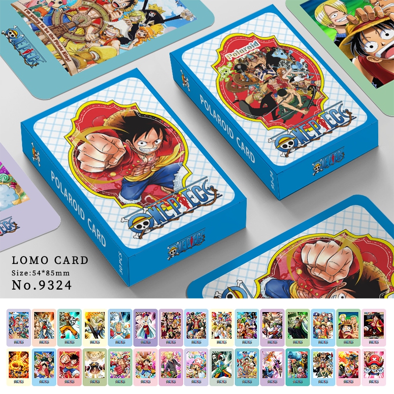 ANIME 30pcs ONE PIECE Photocard Pronto Para Ser Cartão LOMO Postal