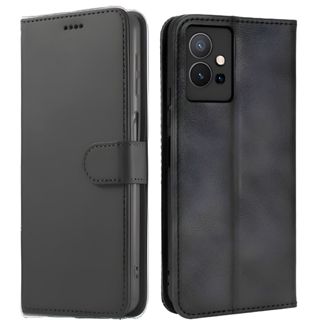 Capa Capinha Carteira Preta + Película Para Moto G14