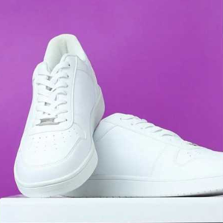 Tênis Forcee Branco unissex feminino masculino costurado linha premium