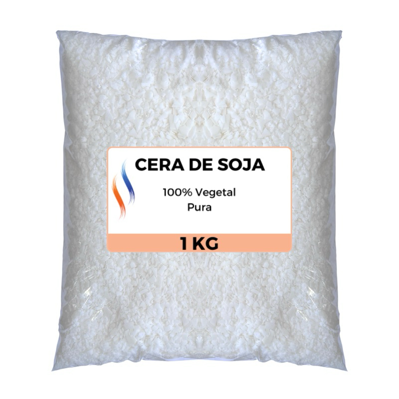 Cera de soja 100% vegetal (Pura) para velas artesanais