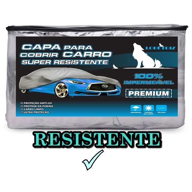 Capa Cobrir Carro 100% Impermeável Protege Sol Chuva Poeira P M G Hatch e Sedan