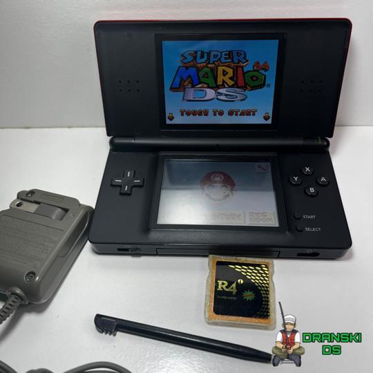 Nintendo DS Lite Red + R4 2GB Com Jogos