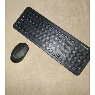 Conjunto teclado e mouse bluetooth (usado)