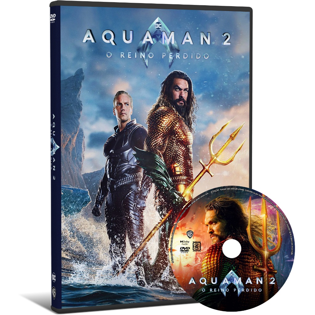 DVD Aquaman 2: O Reino Perdido (2023)