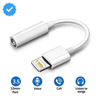 Adaptador Cabo iPhone 14 13 12 11 Pro Max XR Aux P2 Lightning P/fone De Ouvido