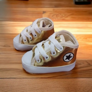 All star best sale bebe dourado