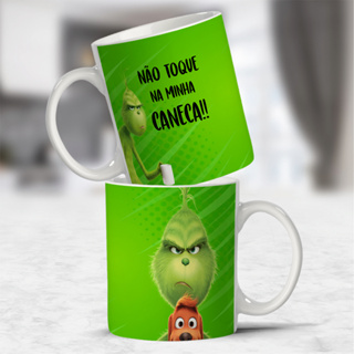 Caneca Grinch Personalizada Não Toque Na Minha Caneca