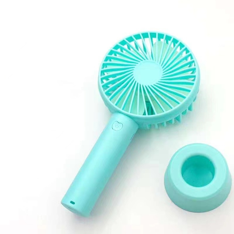 Usb Led Recarregável Pilha 3 velocidades Mini Ventilador Portátil