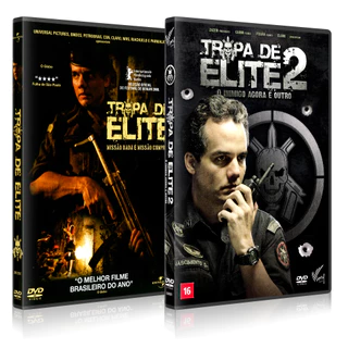 DVD Filmes Tropa de Elite (A Escolha) - Alta Qualidade *PROMOÇÃO*