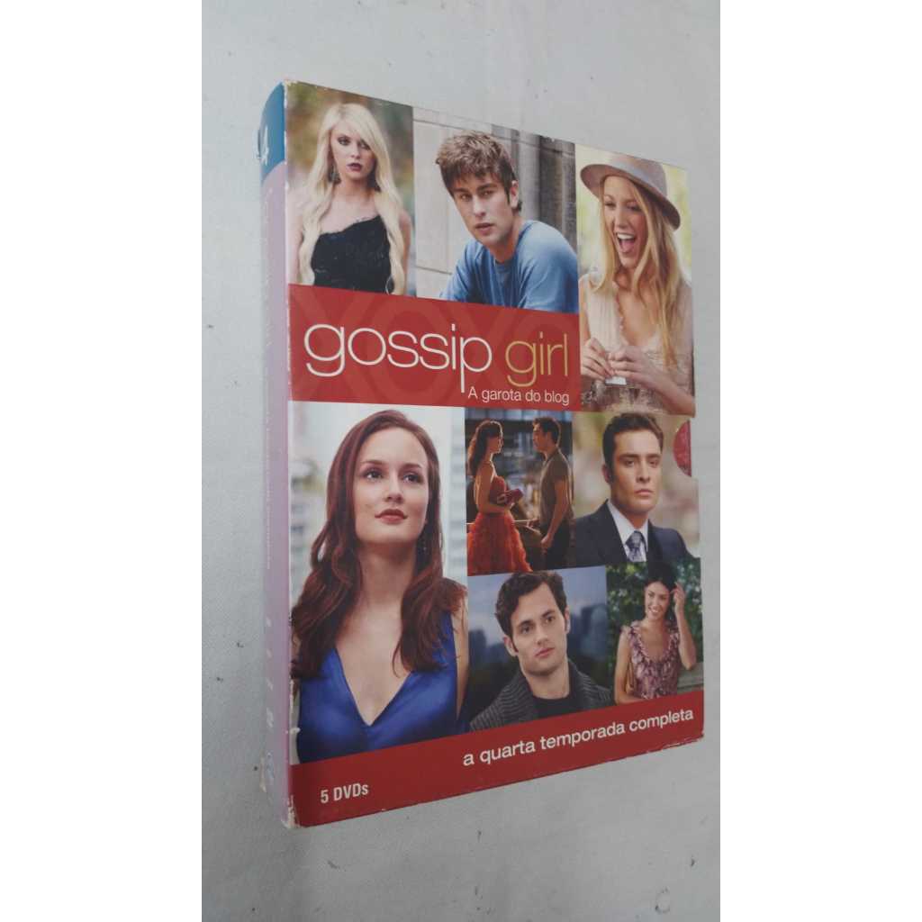 DVD - BOX GOSSIP GIRL: A GAROTA DO BLOG: 4ª TEMPORADA - 5 DISCOS