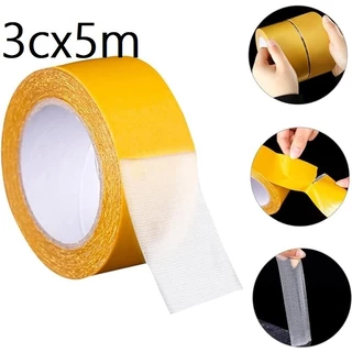 Fita Dupla Face 3cx5m Nano Magic Multiuso Ultra Fina Super Forte Alta Resistência Adesiva À Prova D'água Tracer De Malha Translúcida