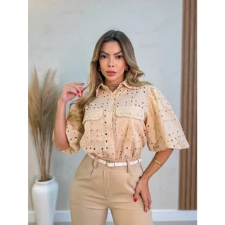 Blusa Feminina Lese com manga bufanteB0818