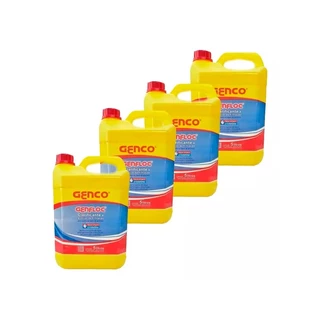 Kit 4 Clarificante Auxiliar De Filtração Piscina Genco 5l em Oferta na Shopee