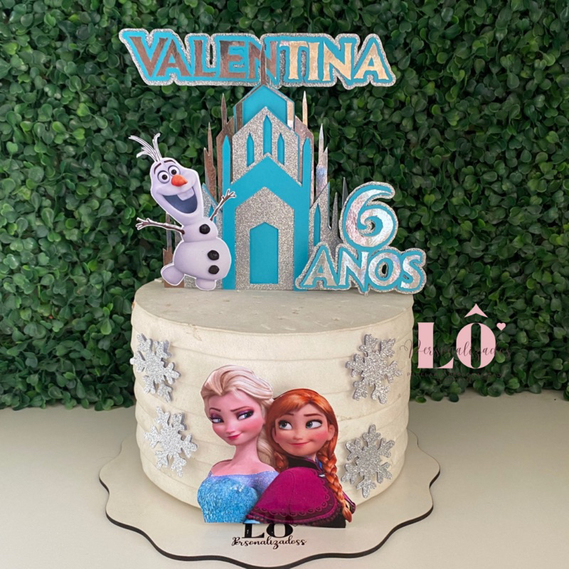 Topo de Bolo Frozen