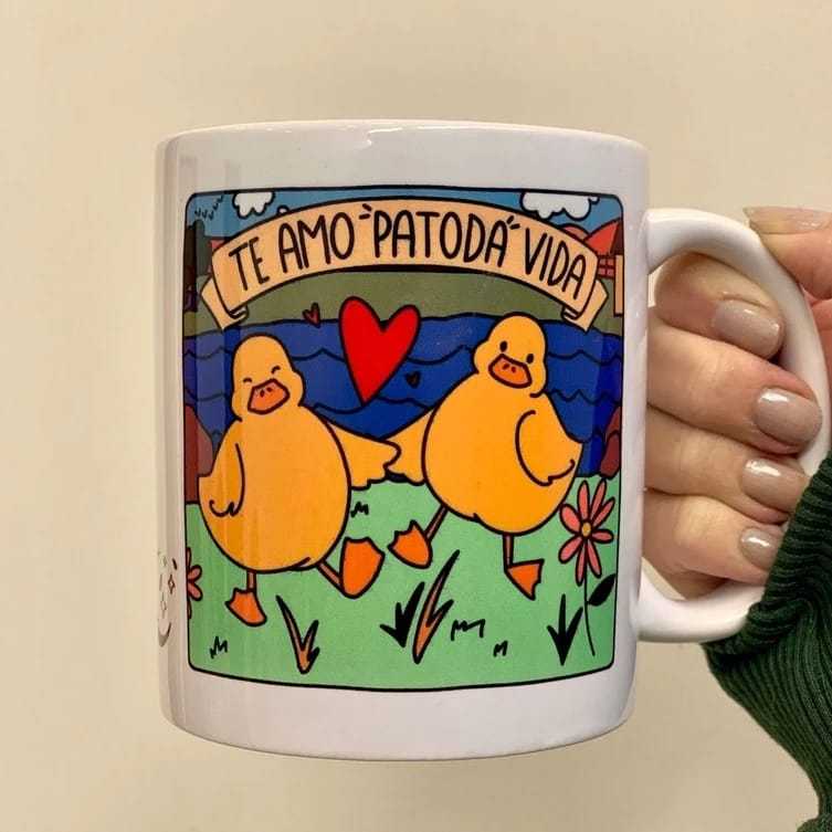 Cozinha Decoração Caneca Te Amo Patodavida