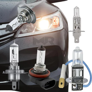 Par Lampada Farol Carro Standard Amarela Encaixe Original H1 H3 H4 H7 H8 H11 H16 H27 HB3 HB4