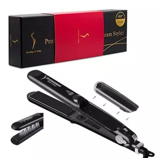 Prancha Chapinha Vapor Profissional Styler Salon Argan + Óleo De Argan