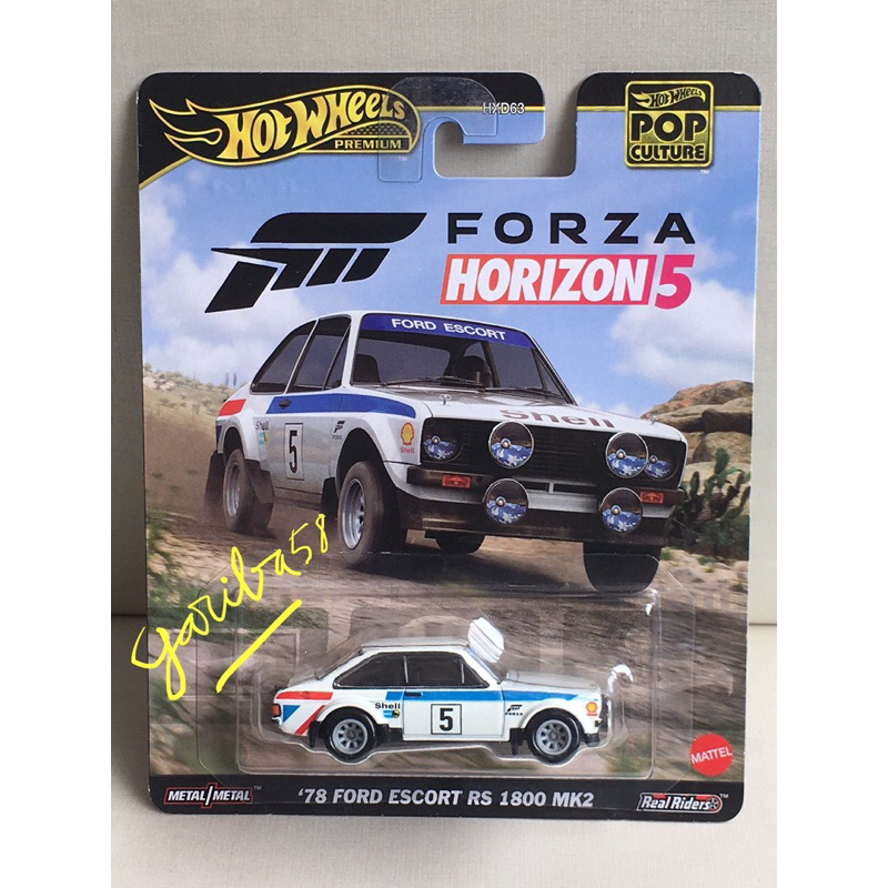 HOT WHEELS '78 FORD ESCORT RS 1800 MK2 FORZA HORIZON 3 2024 HW POP