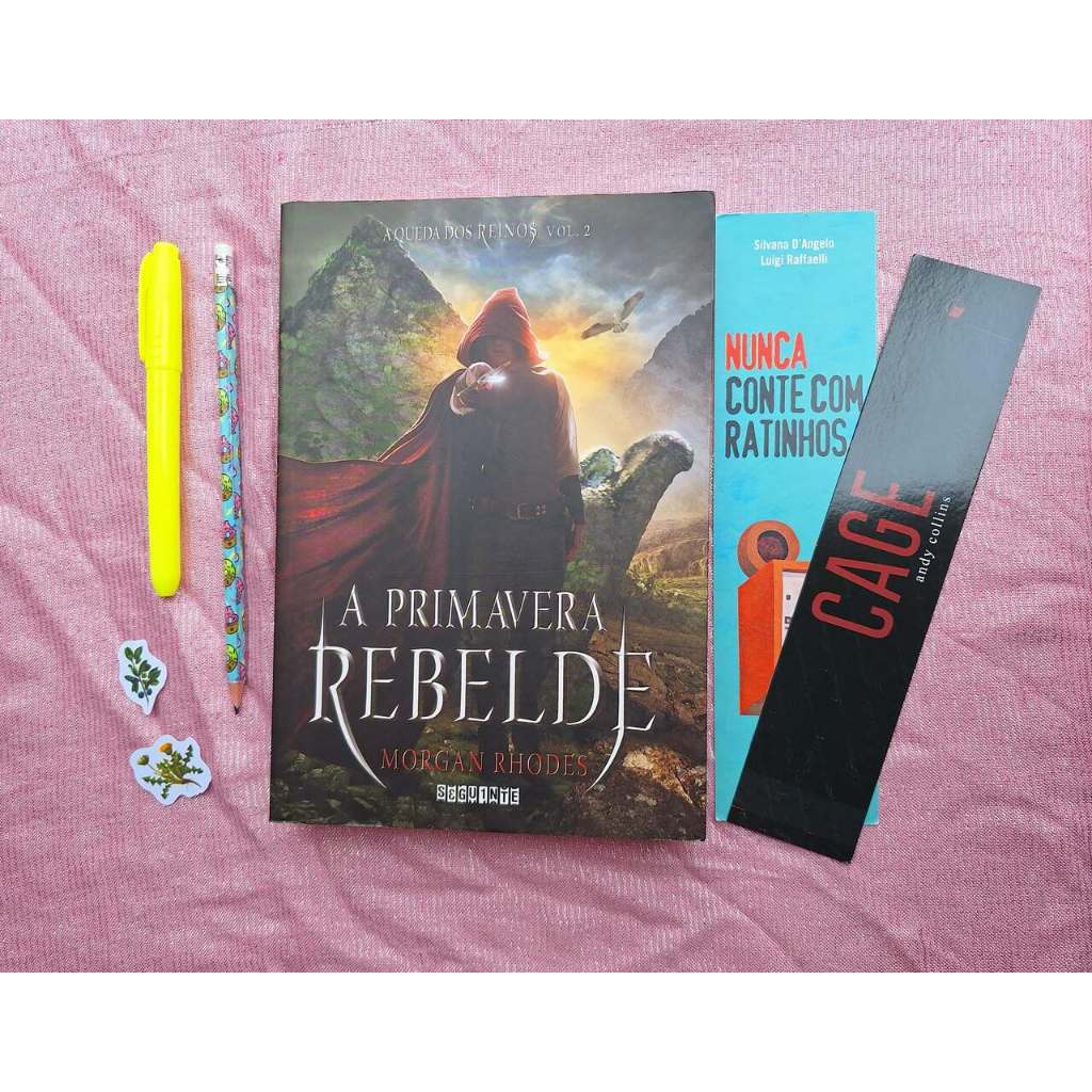 Kit livro A Primavera Rebelde - Morgan Rhodes | Shopee Brasil