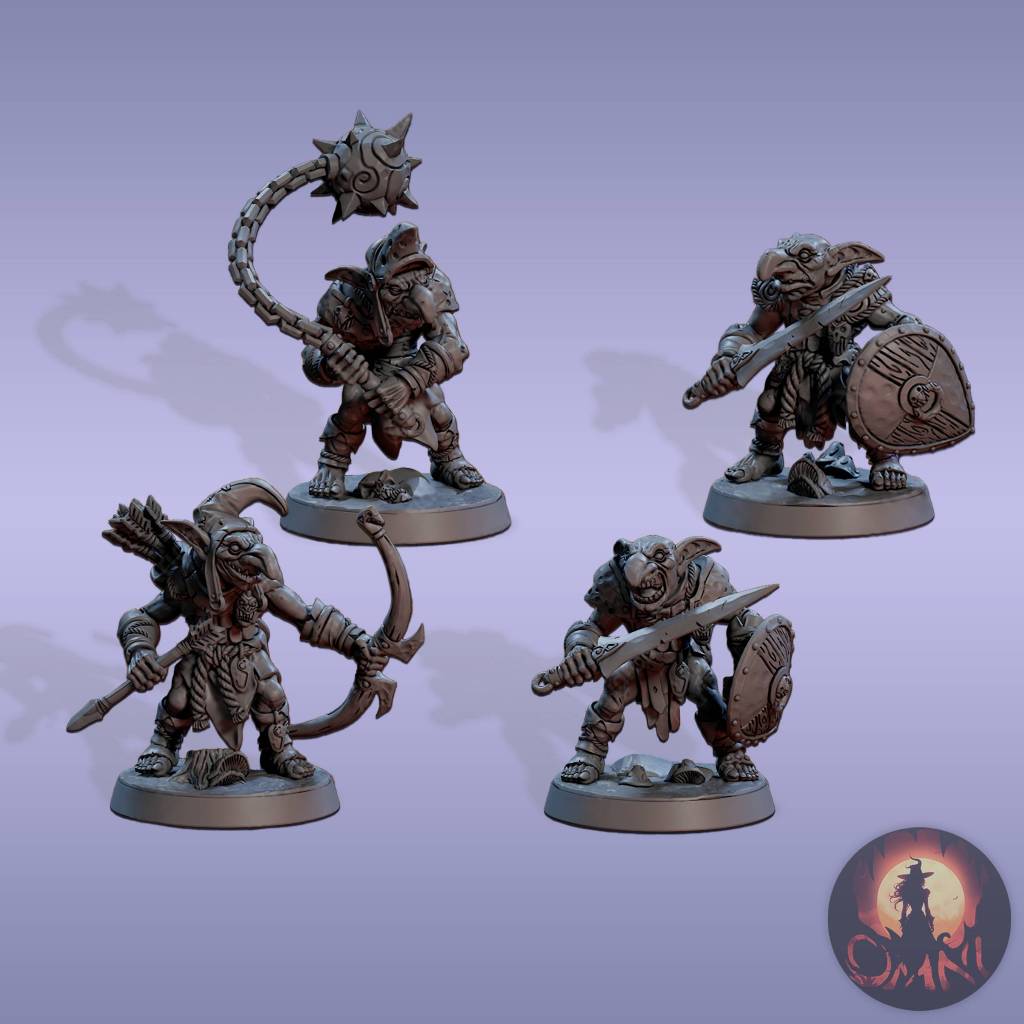 Kit 12 Miniaturas (Goblins)