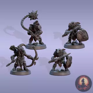 Kit 12 Miniaturas (Goblins)