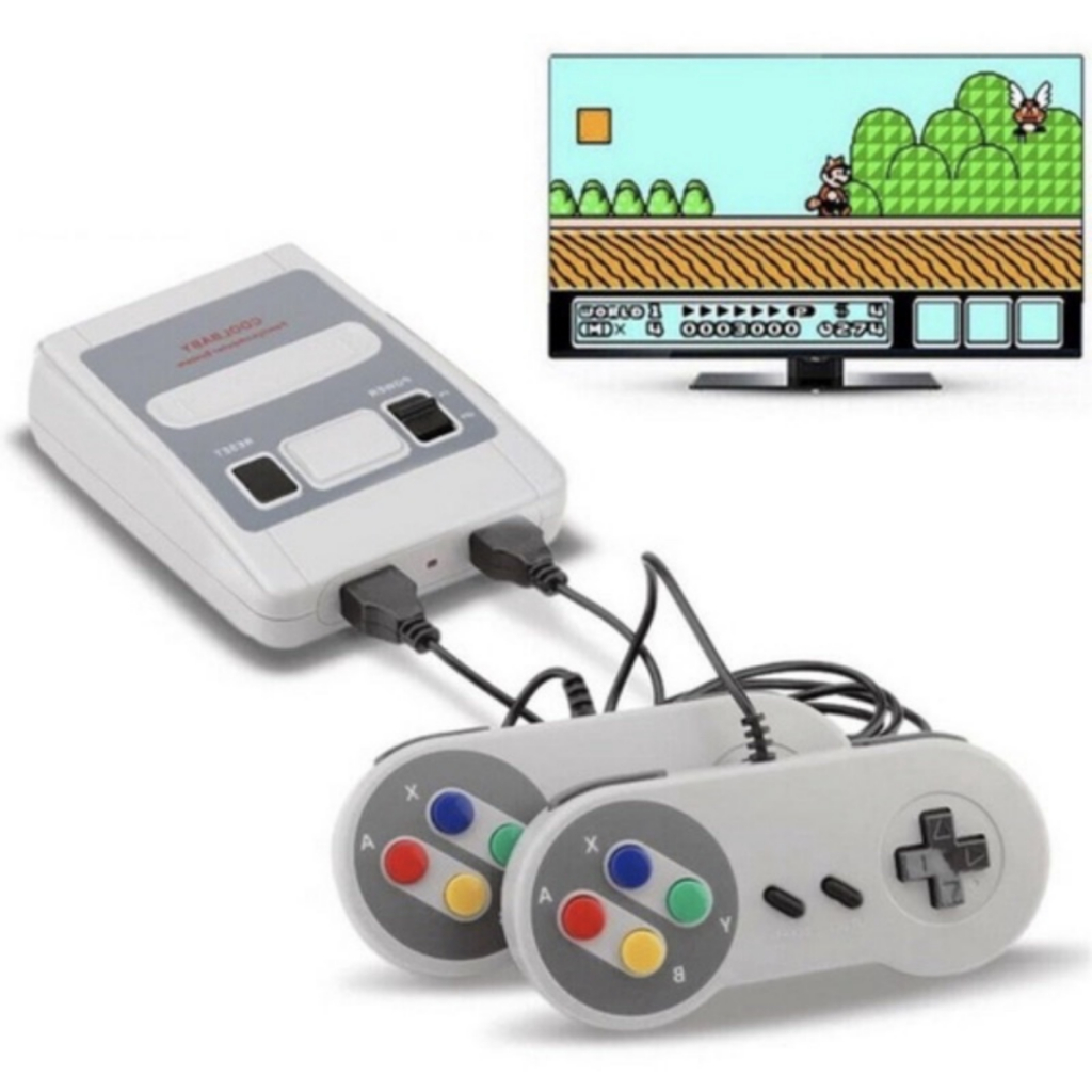 Video Game Classic Super Nintendo Mini SNES Com 2 Controles 8 Bits 620 Jogos Original Envio Imediato